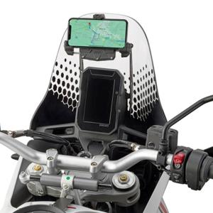 Barra porta GPS-Smartphone en cupula Ducati Desert X 22- Â· 2